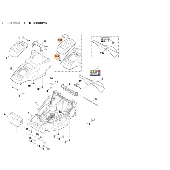 STIHL Osłona 6311 700 8905